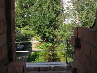 Blick in den Garten.
