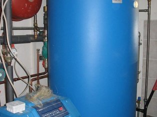Neuer Speicher für Brauchwasser.
