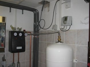 Technik für Solaranlage.