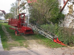 Der Aufzug ist abgebaut.
