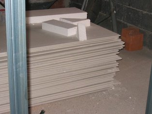 Trockenbauplatten.